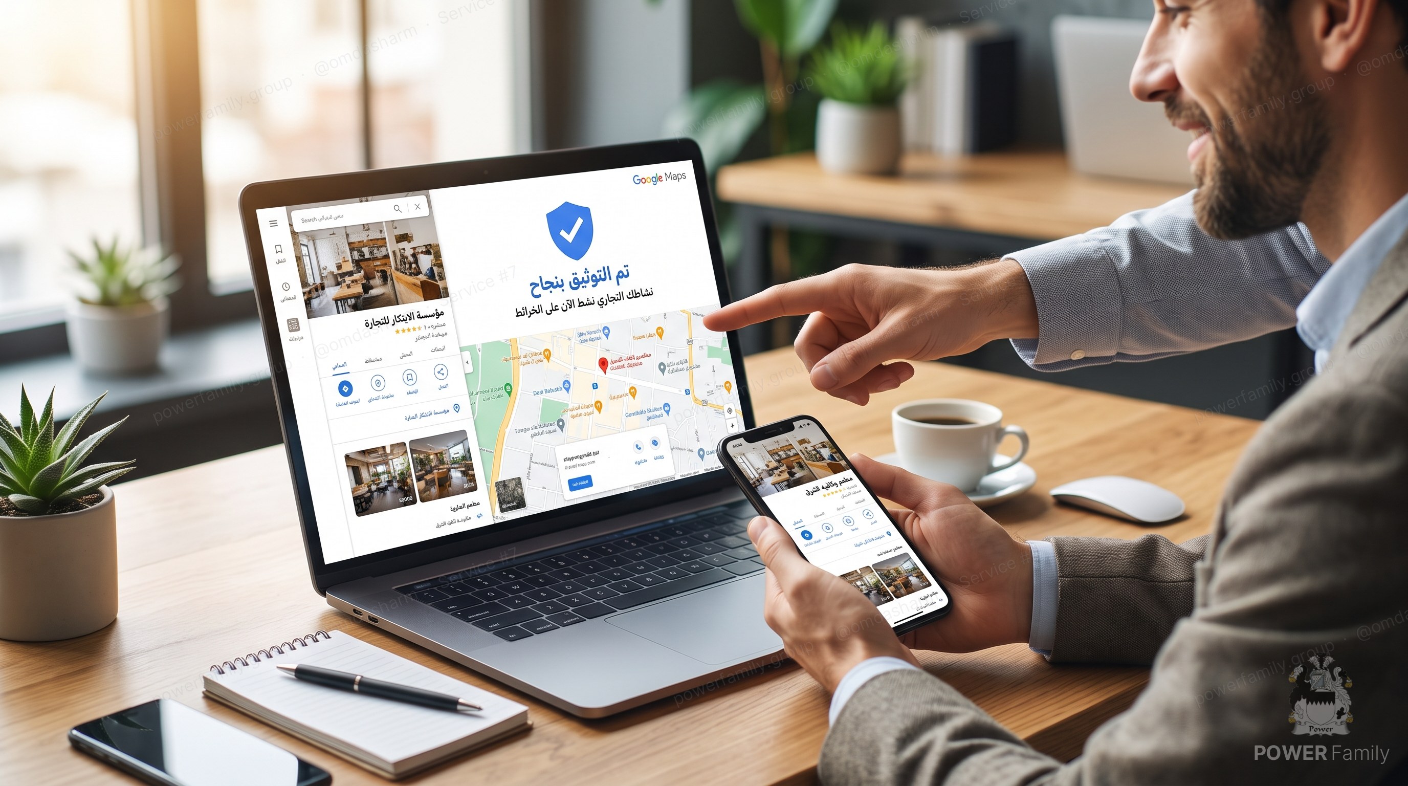 توثيق وإثبات ملكية نشاطك التجاري علي خرائط جوجل